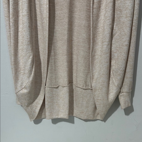 Essentials Beige Open Front Cardigan - Picture 5 of 6